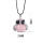 Bijoux en argent sincère Rose Quartz Pierre Hibou Alliage Pendentif Collier pour les femmes Accessoires